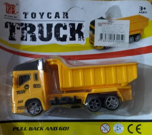 Camión Con Volcadora Toycar Truck En Blister