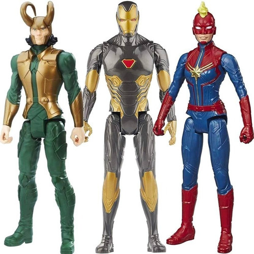 Muñeco Avengers 30cm Titan Capitan America Spider Man Iron