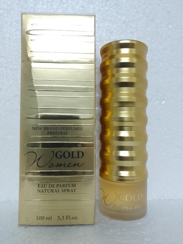 Perfume New Brand Gold 100ml  Dama 100% Original