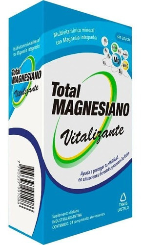 Total Magnesiano Vitalizante 24 Comprimidos Efervescentes