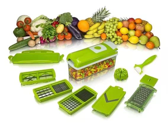 Nicer Dicer Plus Cortador Verduras Rallador Frutas Con Envio