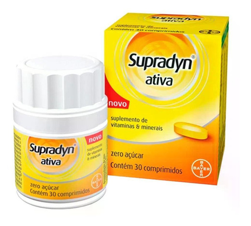 Supradyn Ativa Cx 30 Comprimidos 