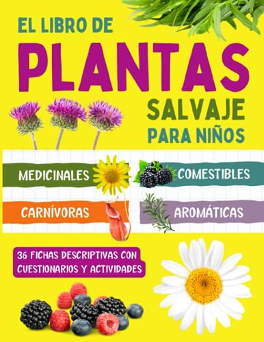 Libro : El Libro De Plantas Salvaje Para Niños Guia Y...