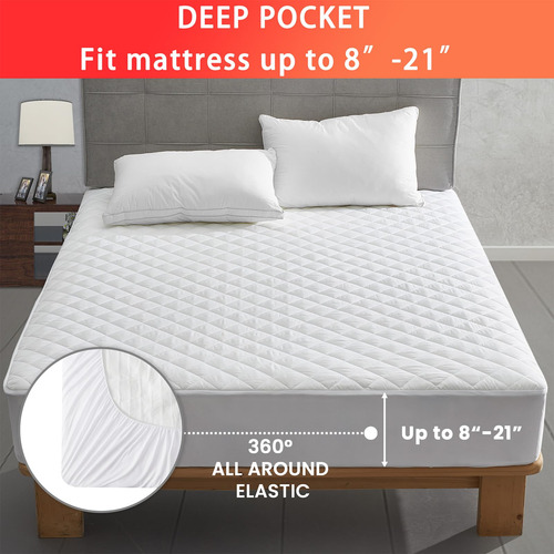 Almohadilla Calentadora De Cama Tamaño Doble Con Control Rem
