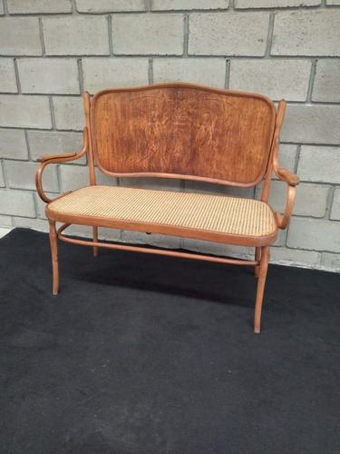 Antiguo Sillon Pirograbado Thonet Original Silla C Esterill