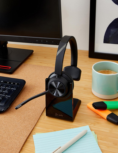 Auriculares Inalámbricos Poly Voyager 4310 Uc Con Soporte De