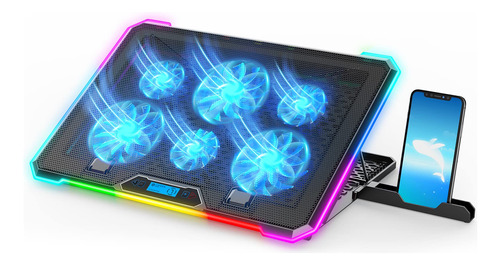 Kyolly Almohadilla De Refrigeracin Rgb Para Laptop, Ventilad