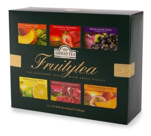 Regalo - Caja Variedades Fruitytea Te Negro Frutal 6 Sabores