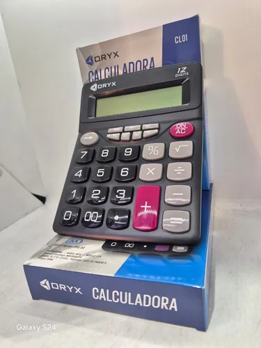Calculadora Oryx Cl01 Display Numeros Grandes