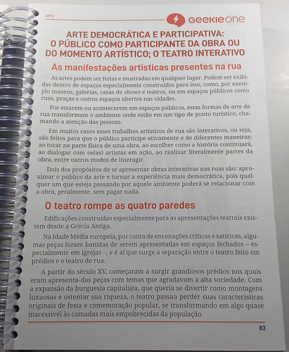 Combo Geekie One 9 Ano Meu Estudo Complementar Livros 1 2 E 3 (Usado)