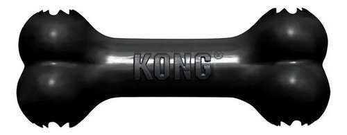 Kong Goddie Juguete Hueso Extreme Rellenable Perro Grande Color Negro