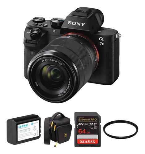 Kit Sony A7 Ii Cámara Mirrorless Con Lente 28-70mm Y Acceso