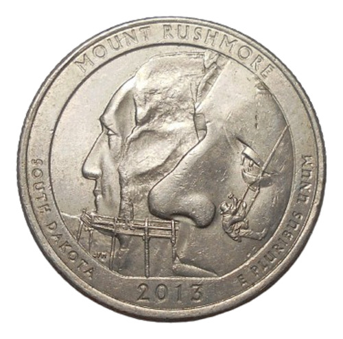 Estados Unidos 1/4 Dolar 2013 P Conmemorat. Monte Rushmore