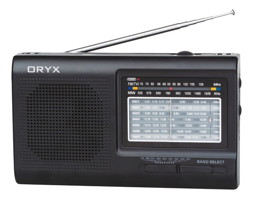 Imagen 4 de 5 de Radio Oryx Kk-2005 Am Fm 9 Bandas Antena Telescopica Beiro
