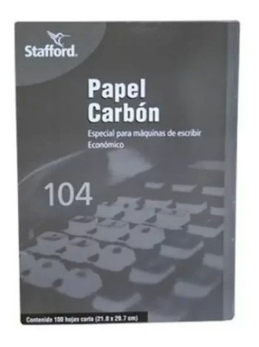 Papel Carbón Tamaño Carta Stafford