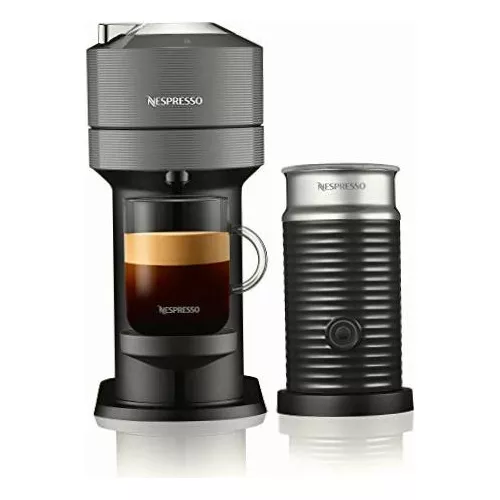 NESPRESSO Cafetera Vertuo Next + Espumador de Leche Nespresso