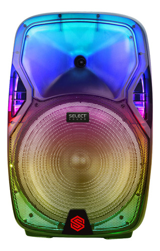 Bocina Bafle 15 Pulgadas Select Sound Luminous Bluetooth Tws Color Negro