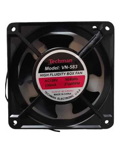 Fan Ventilador Extractor Techman Vn-583 Ac-120v 12x12x3,8cm