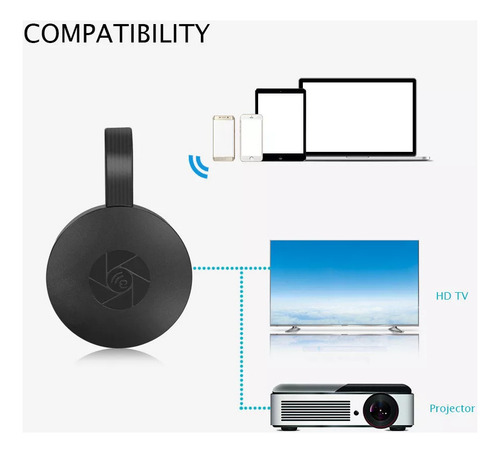 Barra De Tv Mira Screen G2 Crome Cast Compatible Con Hdmi