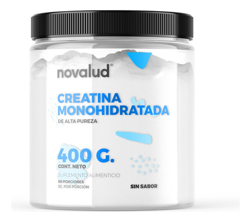 Creatina Monohidratada De 400 Gramos | Novalud®