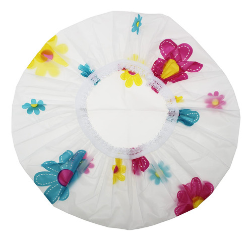 Ljy 13 Pieces Assorted Shower Caps Elastic Waterproof Plasti