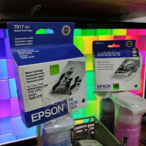 Original Tinta Epson T017201 Styluscolor 777 1000 Caracas