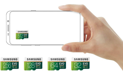 Tarjeta de memoria Samsung MB-ME64GA/AM Evo Select con adaptador SD 64GB