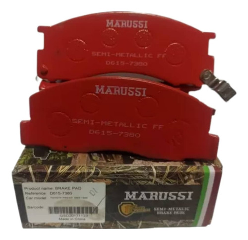 Pastillas Freno  Marussi Delan Para Toyota Previa 93/96 Acme