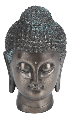 Estatua De Cabeza De Buda De Resina Adorno Budista