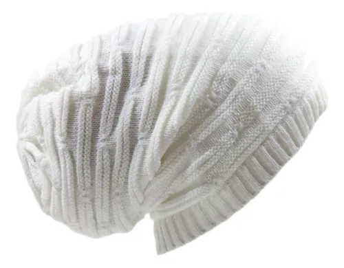 Gorro Largo Elástico Gorros Rw Rasta (blanco)