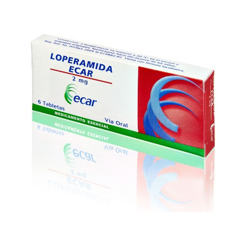 Loperamida Ecar 2 Mg 6 Tabletas