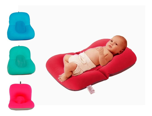 Almofada Macia Boia Banho Para Bebe Segurança E Conforto 