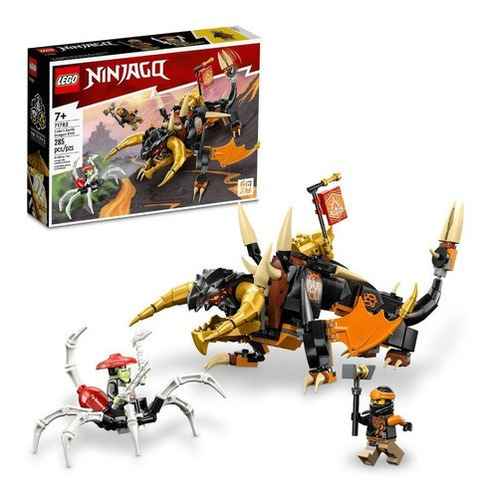 Kit Lego Ninjago 71782 Dragón De Tierra Evo De Cole (285 Pz) 285