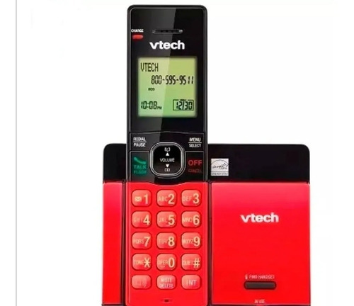 Teléfono Inalambrico Sencillo Vtech 5119 Rojo