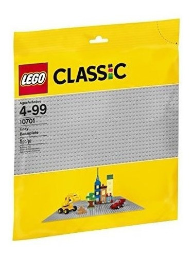 Lego Classic Gris Baseplate 10701 Juguete De Construccion Co