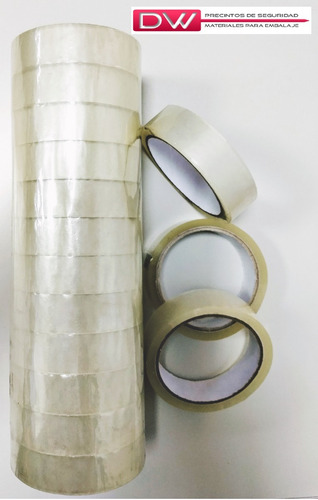 Imagen 3 de 9 de Pack Cinta Adhesiva Embalaje 24mmx45mt X72u Dw Oferta!