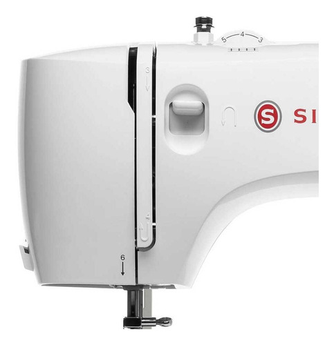 Máquina de coser Singer M2505 de 9 puntos, color blanco, 127 V