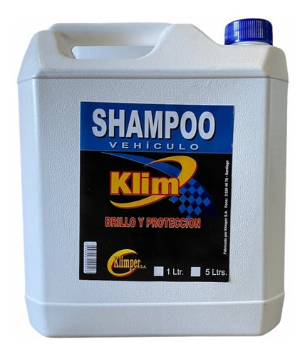 Shampoo Para Autos Bidon 5 Litros Klim