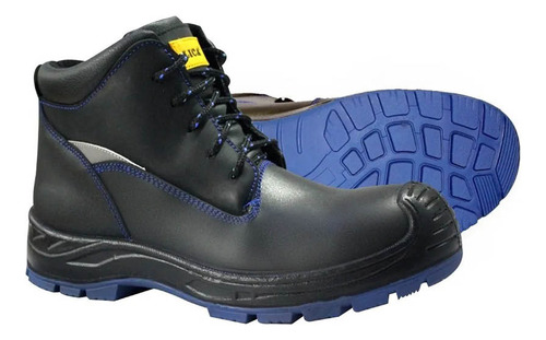 Bota Seguridad #24 Di Suela Azul Antiderrapa Lica 107plus-24