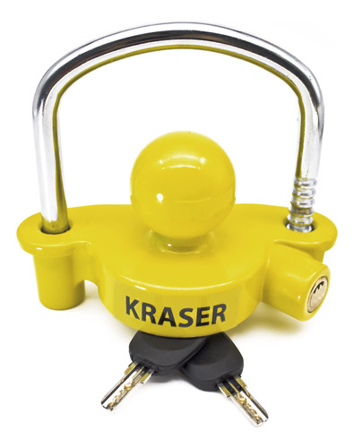 Kraser Kr815 Candado Enganche Bola Remolque Acero Resistente