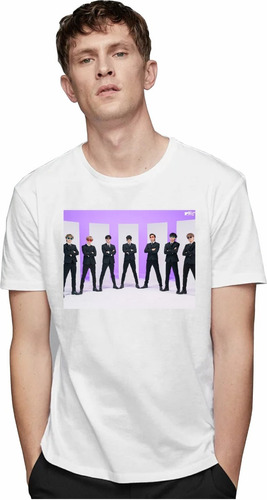 Camiseta Bts Kpop Blanca Calidad 170 Gramos Personalizadas