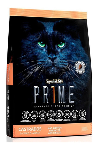 Ração Special Cat Prime Super Premium P Gatos Castrados 10k