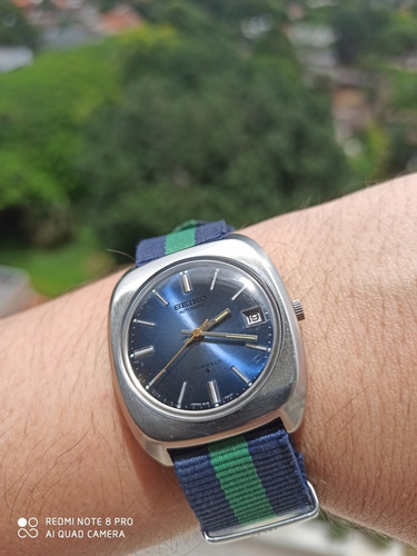 Único Seiko 6118-7010 Upgrade Máquina 21 Rubis Fab. 07/75
