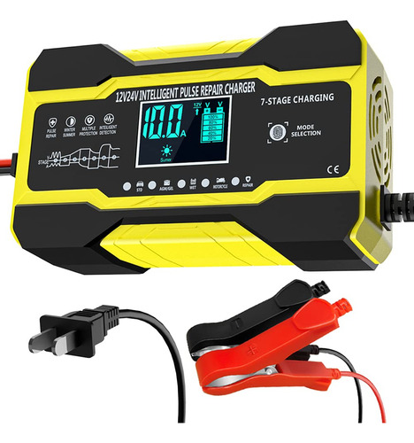 Nexpeak - Cargador De Bateria De Coche De 10 Amperios Y 12 V