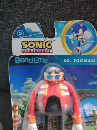Figura Sonic The Hedgehog Bendems Dr. Eggman (Usado)