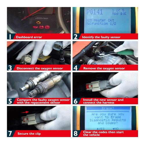 Para Citroen Sensor De Oxígeno 1628aa 9665104080