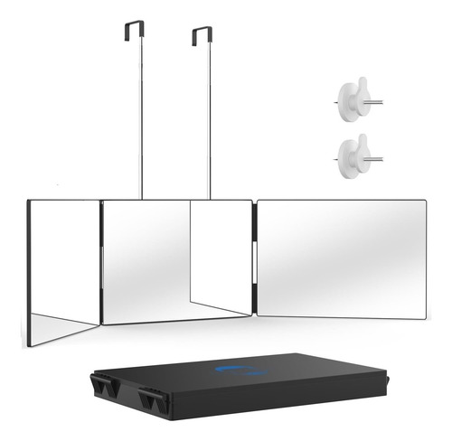 Olibuy Espejo De 3 Vías Para Corte De Cabello, Espejo Triple