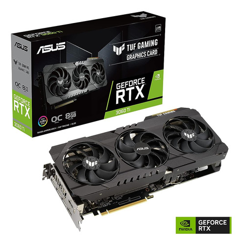 Tarjeta Gráfica Asus Tuf Gaming Nvidia Geforce Rtx 3060 Ti O