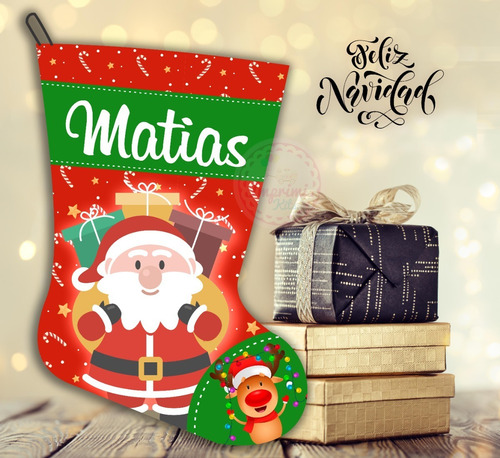 Plantillas Para Sublimar Botitas Navidad + Mockup Estampado