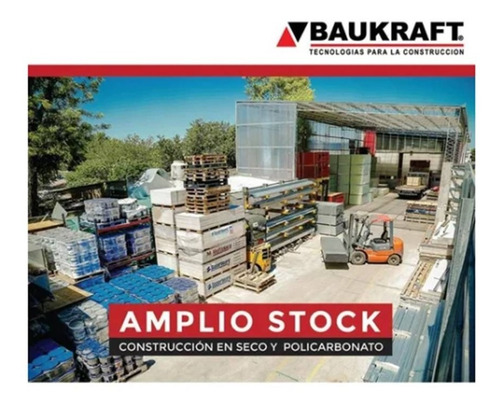 Imagen 4 de 5 de Placa Yeso Knauf Cortafuego Roja 12,5 X 2,4 Mts La Plata Bk